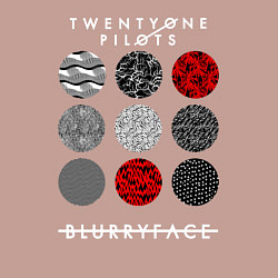 Свитшот хлопковый мужской TOP: Blurryface, цвет: пыльно-розовый — фото 2