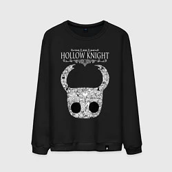 Свитшот хлопковый мужской Hollow Knight, цвет: черный