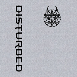 Свитшот хлопковый мужской DISTURBED, цвет: меланж — фото 2