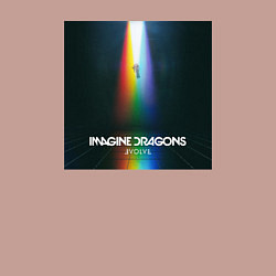 Свитшот хлопковый мужской IMAGINE DRAGONS, цвет: пыльно-розовый — фото 2