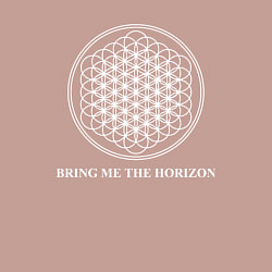 Свитшот хлопковый мужской BRING ME THE HORIZON, цвет: пыльно-розовый — фото 2