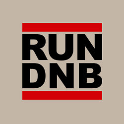 Свитшот хлопковый мужской RUN DNB, цвет: миндальный — фото 2