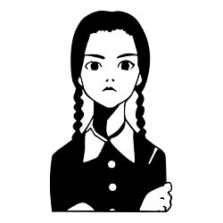 Свитшот хлопковый мужской Wednesday Addams, цвет: белый — фото 2