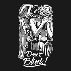 Свитшот хлопковый мужской Don't Blink, Доктор Кто, цвет: черный — фото 2