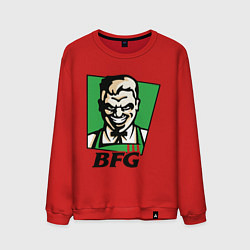 Свитшот хлопковый мужской BFG, цвет: красный
