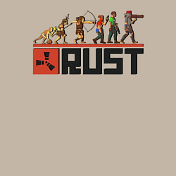 Свитшот хлопковый мужской Evolution Rust, цвет: миндальный — фото 2