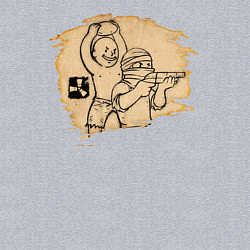 Свитшот хлопковый мужской Stone punch, цвет: меланж — фото 2