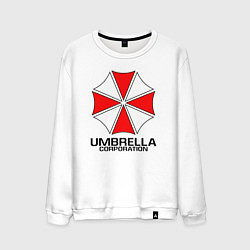 Свитшот хлопковый мужской UMBRELLA CORP, цвет: белый