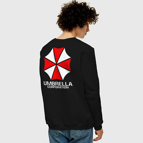 Мужской свитшот UMBRELLA CORP / Черный – фото 4