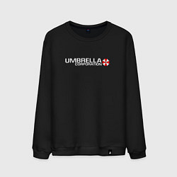 Свитшот хлопковый мужской UMBRELLA CORP, цвет: черный