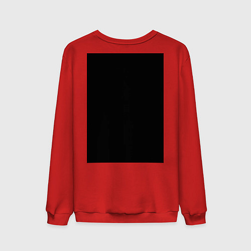 Мужской свитшот Be kind to animals or I'll kil / Красный – фото 2