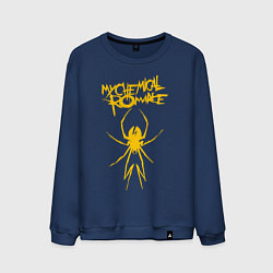 Свитшот хлопковый мужской My Chemical Romance spider, цвет: тёмно-синий
