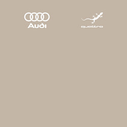 Свитшот хлопковый мужской Audi Quattro, цвет: миндальный — фото 2