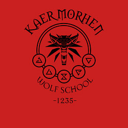 Свитшот хлопковый мужской ВЕДЬМАК, цвет: красный — фото 2