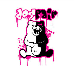 Свитшот хлопковый мужской MONOKUMA, цвет: белый — фото 2