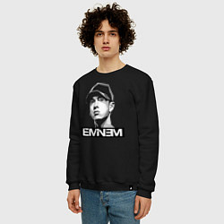 Свитшот хлопковый мужской Eminem, цвет: черный — фото 2