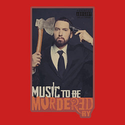 Свитшот хлопковый мужской Eminem, цвет: красный — фото 2