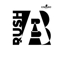 Свитшот хлопковый мужской CS: Go Rush AB, цвет: белый — фото 2