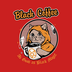 Свитшот хлопковый мужской Black Coffee Cat, цвет: красный — фото 2