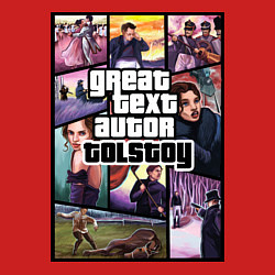 Свитшот хлопковый мужской GTA Tolstoy, цвет: красный — фото 2