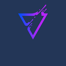 Свитшот хлопковый мужской Liquid Triangle, цвет: тёмно-синий — фото 2