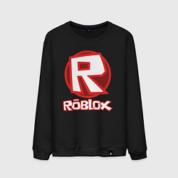 Свитшот хлопковый мужской ROBLOX, цвет: черный