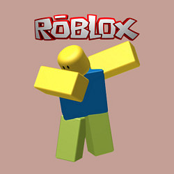 Свитшот хлопковый мужской Roblox Dab, цвет: пыльно-розовый — фото 2