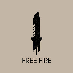 Свитшот хлопковый мужской Free Fire, цвет: миндальный — фото 2