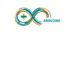 Свитшот хлопковый мужской Arduino, цвет: белый — фото 2