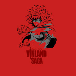 Свитшот хлопковый мужской Vinland saga Thorfinn, цвет: красный — фото 2