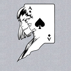 Свитшот хлопковый мужской Аниме Доктор Стоун, цвет: меланж — фото 2