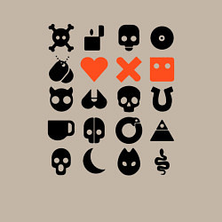 Свитшот хлопковый мужской LOVE DEATH ROBOTS LDR, цвет: миндальный — фото 2