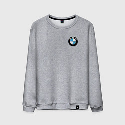 Свитшот хлопковый мужской BMW, цвет: меланж