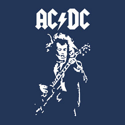 Свитшот хлопковый мужской ACDC, цвет: тёмно-синий — фото 2
