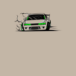 Свитшот хлопковый мужской Street racing Drift, цвет: миндальный — фото 2