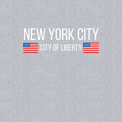 Свитшот хлопковый мужской NEW YORK, цвет: меланж — фото 2