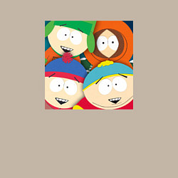 Свитшот хлопковый мужской South Park, цвет: миндальный — фото 2