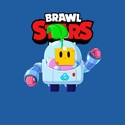 Свитшот хлопковый мужской BRAWL STARS SPROUT, цвет: синий — фото 2