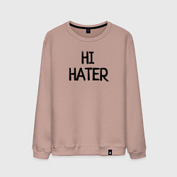 Мужской свитшот HI HATER BYE HATER