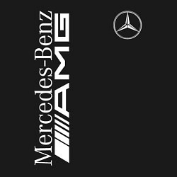 Свитшот хлопковый мужской MERCEDES-BENZ AMG, цвет: черный — фото 2
