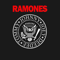 Свитшот хлопковый мужской RAMONES, цвет: черный — фото 2