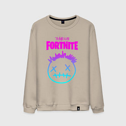 Свитшот хлопковый мужской TRAVIS SCOTT X FORTNITE, цвет: миндальный