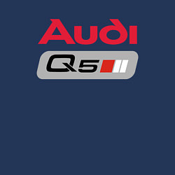 Свитшот хлопковый мужской AUDI Q5 LOGO, цвет: тёмно-синий — фото 2