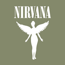 Свитшот хлопковый мужской NIRVANA, цвет: авокадо — фото 2