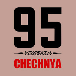 Свитшот хлопковый мужской 95 Chechnya, цвет: пыльно-розовый — фото 2