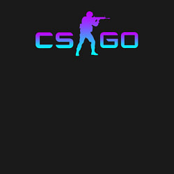 Свитшот хлопковый мужской CS GO NEON, цвет: черный — фото 2