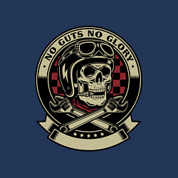 Свитшот хлопковый мужской No guts no glory, цвет: тёмно-синий — фото 2