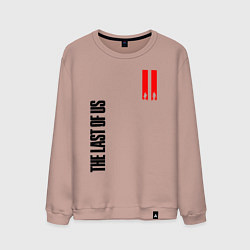 Свитшот хлопковый мужской THE LAST OF US II, цвет: пыльно-розовый