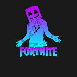 Свитшот хлопковый мужской FORTNITE x MARSHMELLO, цвет: черный — фото 2