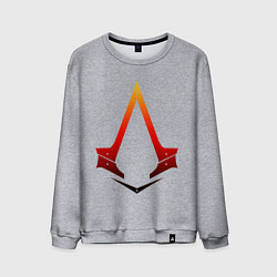 Свитшот хлопковый мужской Assassins Creed, цвет: меланж